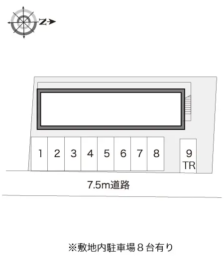 ★手数料０円★仙台市太白区八木山香澄町　月極駐車場（LP）